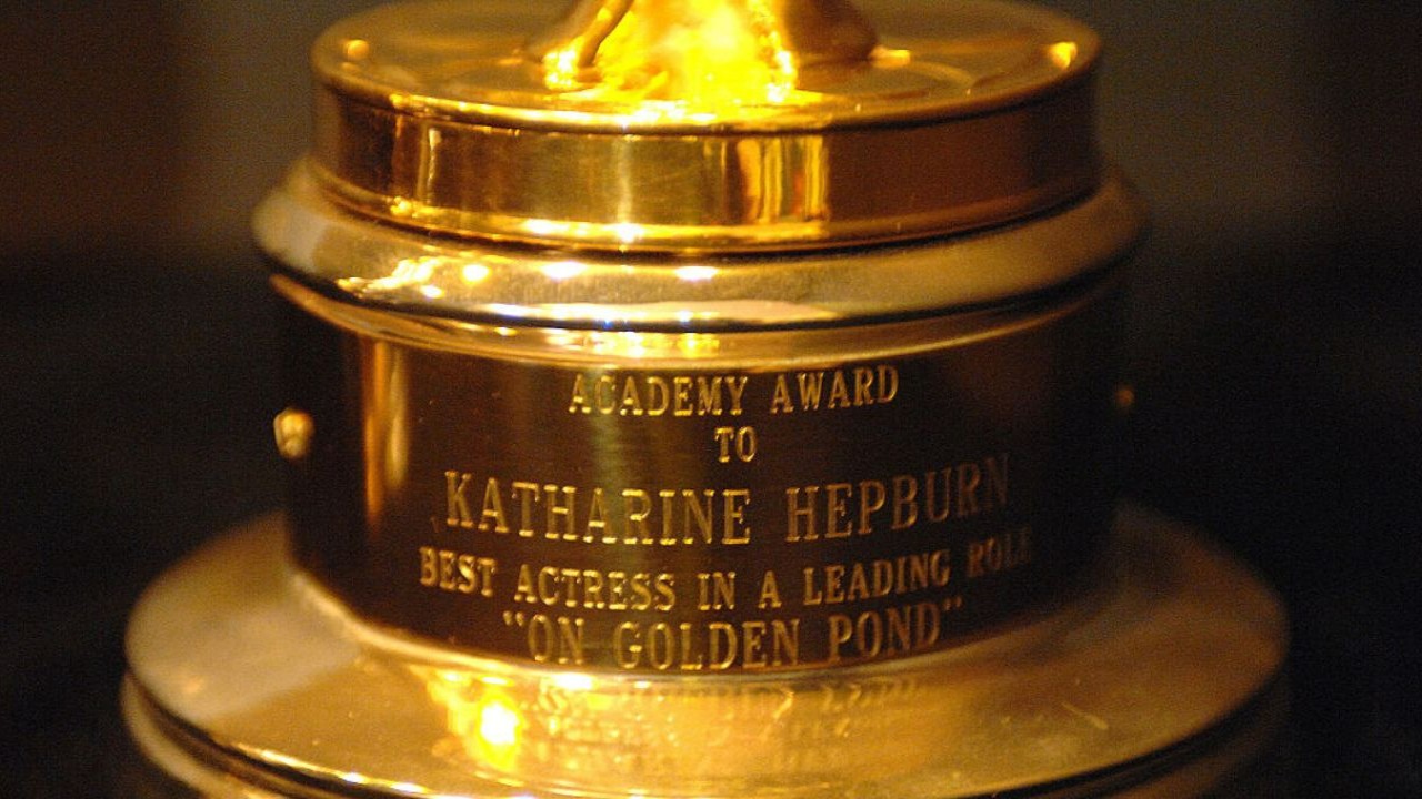 Katharine Hepburn's Oscar Award (Getty Images) Katharine Hepburn's Oscar Award (Getty Images)