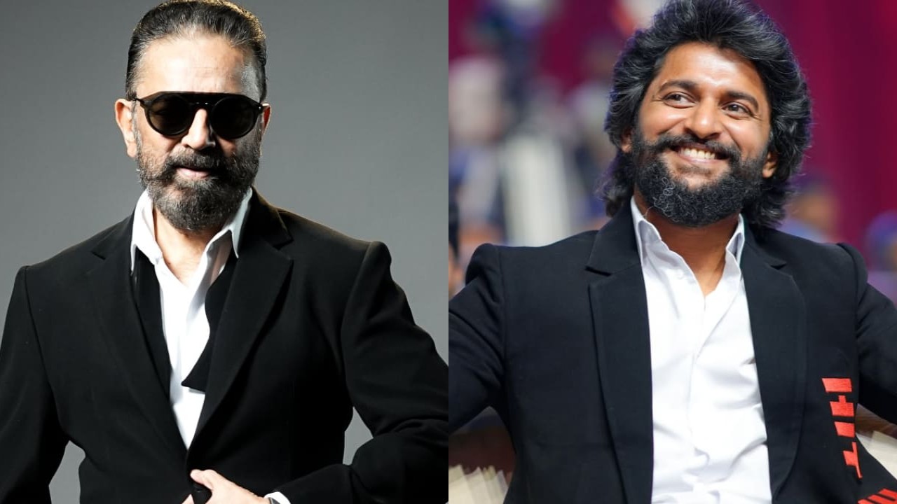 Kamal Haasan drops huge praise for Nani with latter’s reaction saying it all (PC: RKFI/Nani, X/IG) Kamal Haasan drops huge praise for Nani with latter’s reaction saying it all