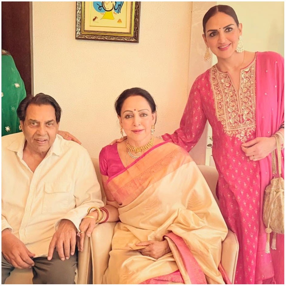 Dharmendra-Hema Malini Wedding Anniversary: Esha Deol shares wholesome PICS, calls them ‘my world’ on their special day