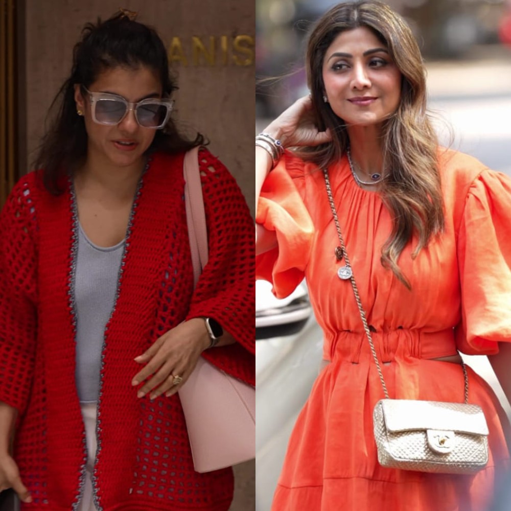 Baazigar girls Kajol and Shilpa Shetty Kundra's fashionable day out in summer looks in Mumbai