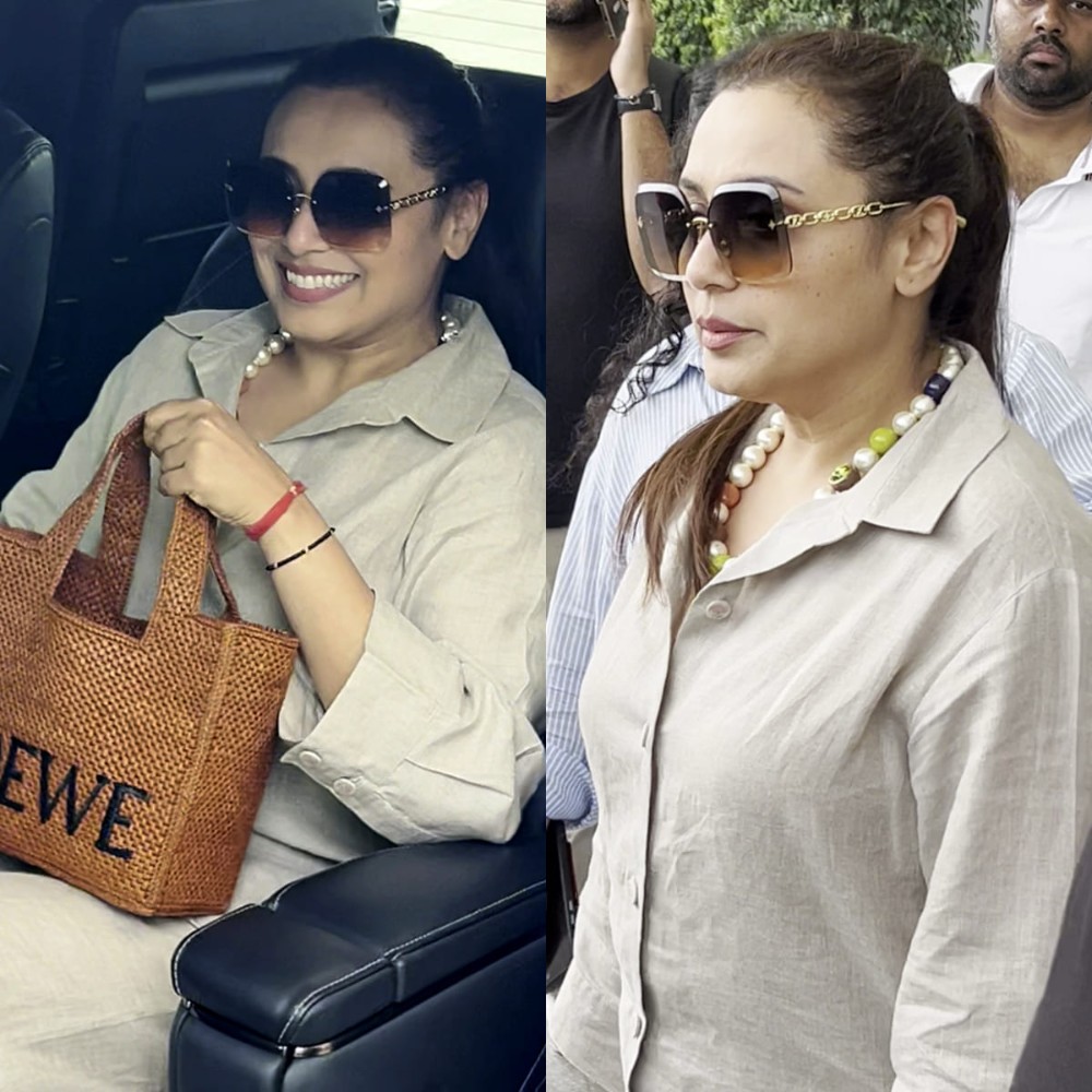 Rs 1.36 Lakh bucket Bag to Rs 63,000 sunglasses: Decoding Rani Mukerji’s off-duty look