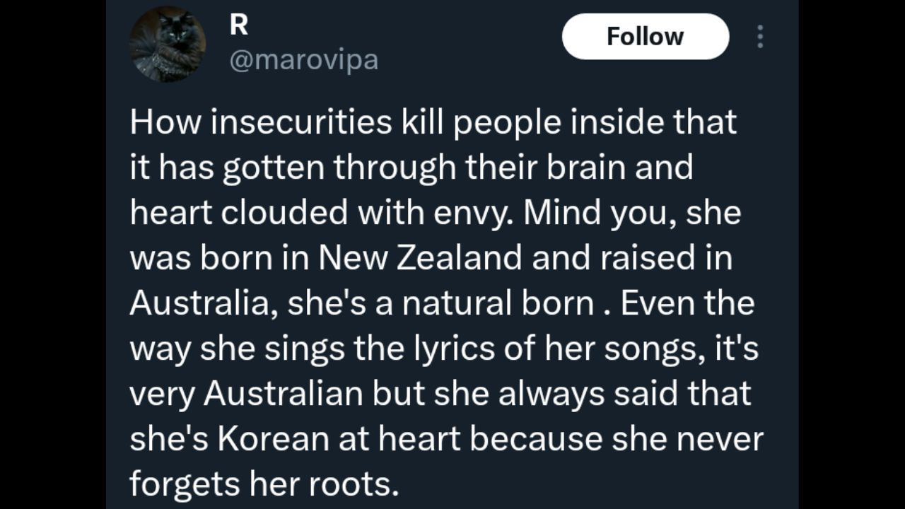 Fan's tweet