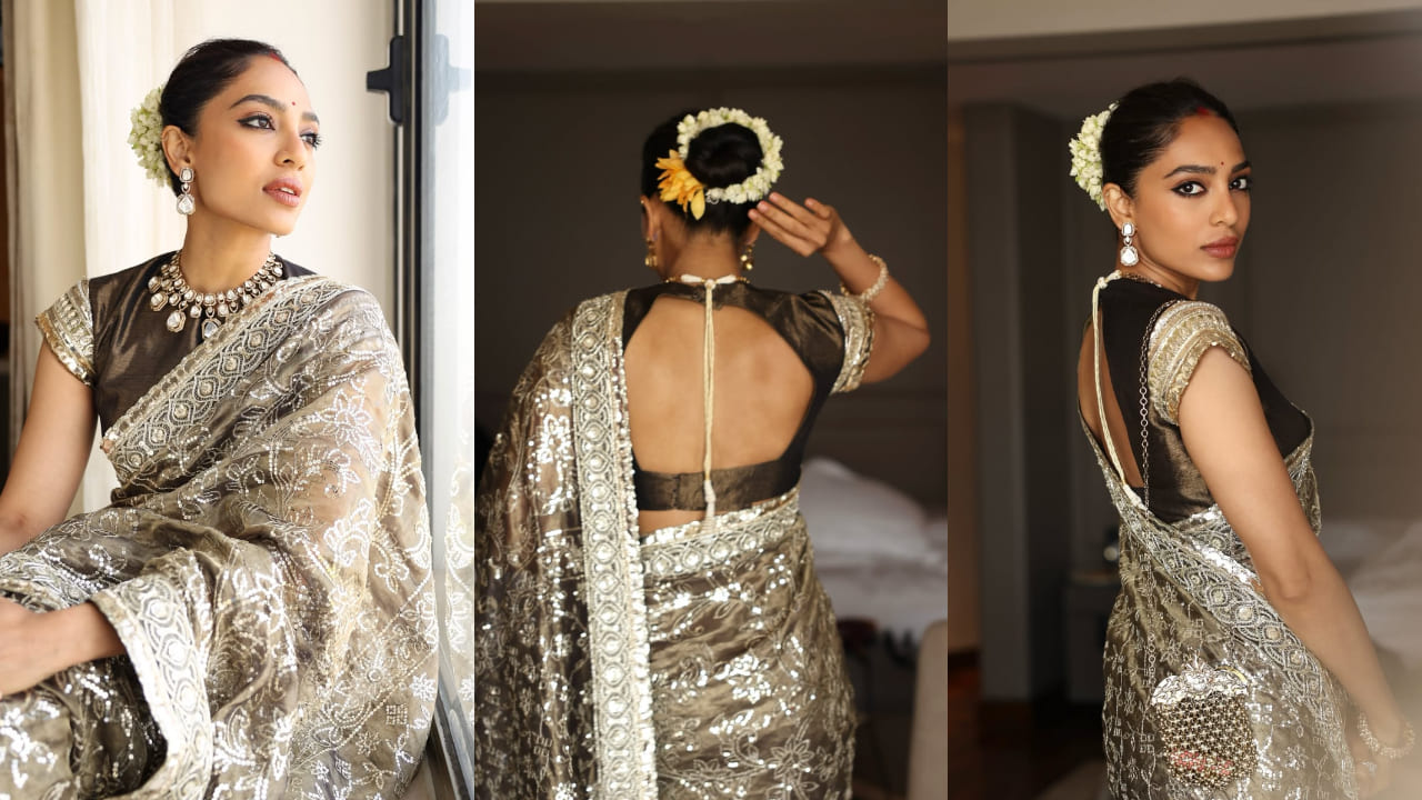Sobhita Dhulipala looks like new bride in Manish Malhotra’s Rs 3,95,000 olive green saree, kundan jewelry, and sindoor