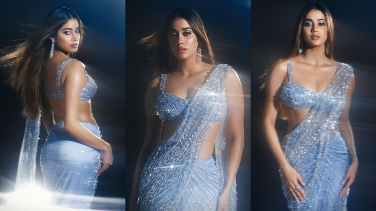 Janhvi Kapoor’s 5 sheer saree blouse designs that are perfect blend of ethnic fashion and glamour. PC: Janhvi Kapoor IG