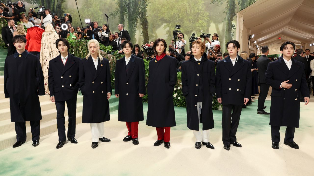 Stray Childhood at Met Gala 2024