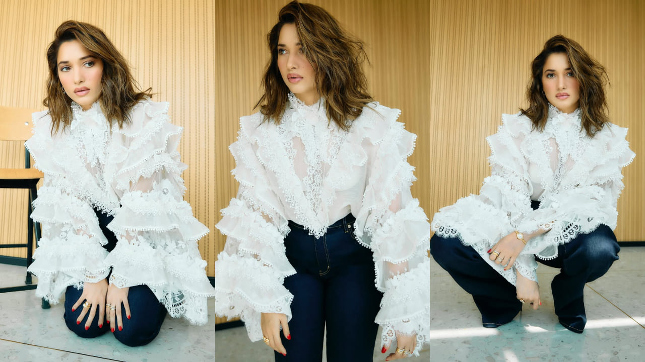 Ananya Panday, Tamannaah Bhatia, and Khushi Kapoor’s guide to making lace tops ultimate Summer closet staple. PC: Ajay Kadam