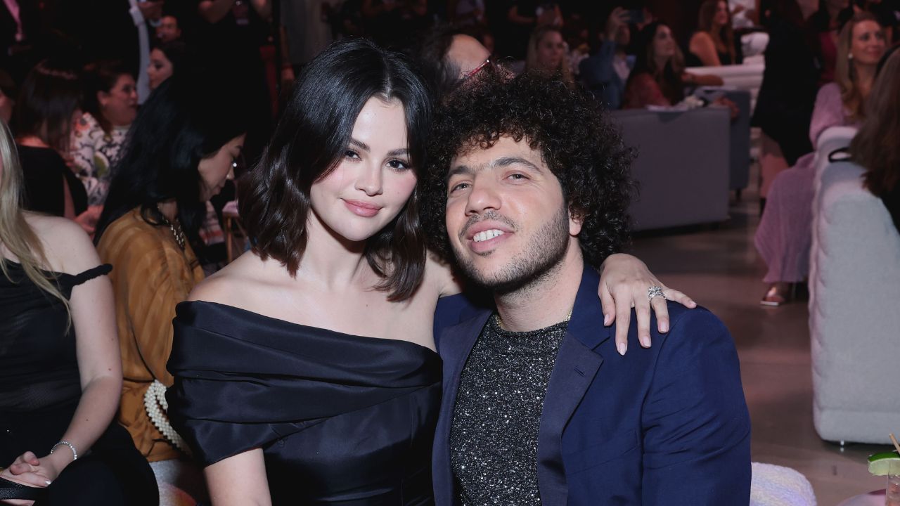 Selena Gomez and Benny Blanco (via Getty Images)