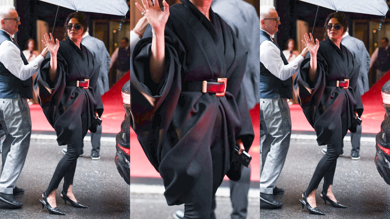 Met Gala 2025: Priyanka Chopra styles Rs 55,338 slingbacks and Balmain’s cape coat ahead of red-carpet event