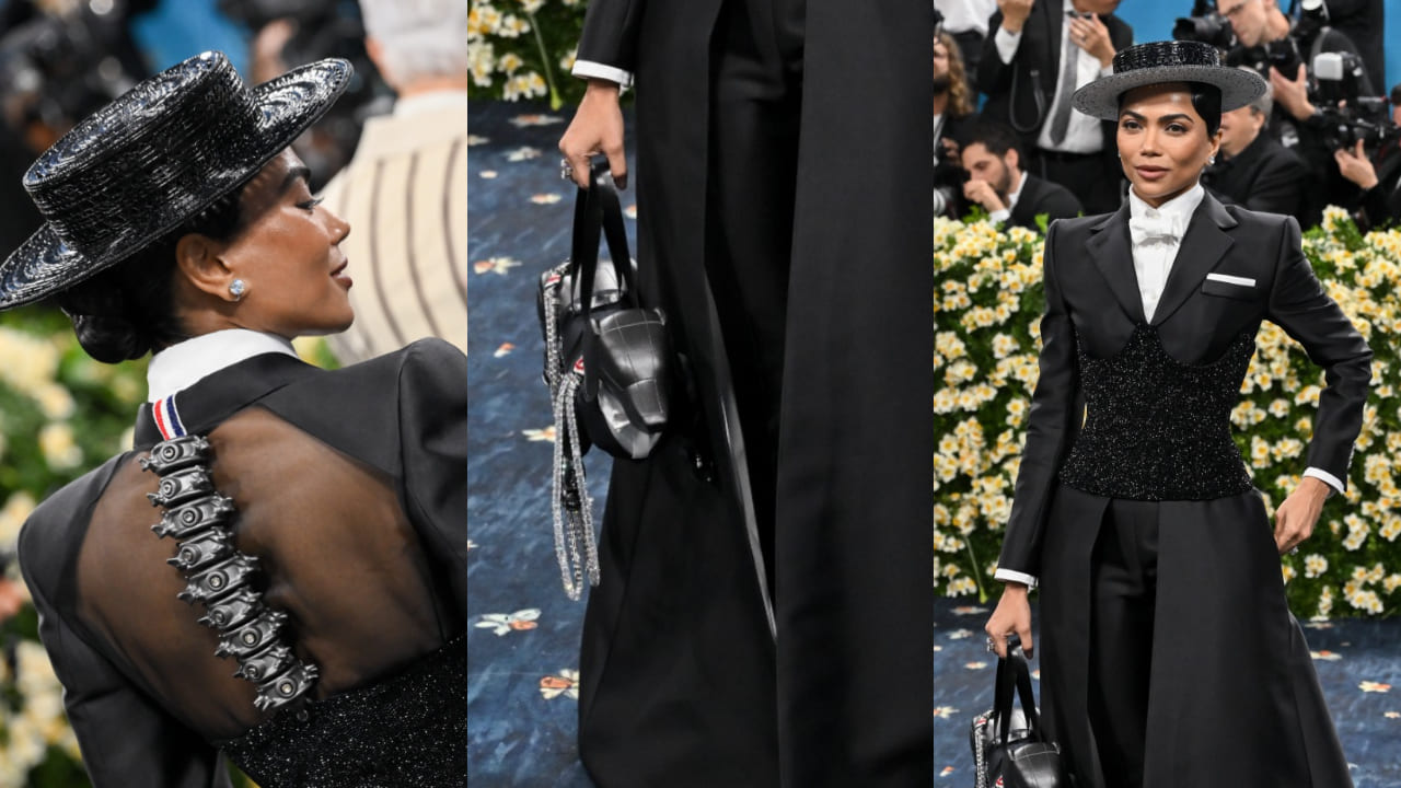 Met Gala 2025: Mona Patel brings AI twist as she carries robotic dog with custom Thom Browne