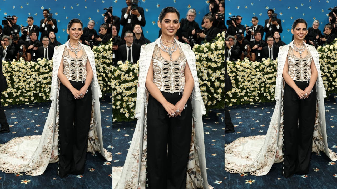 Met Gala 2025: Isha Ambani wears Anamika Khanna's custom outfit that took 20,000 hours for embroidery