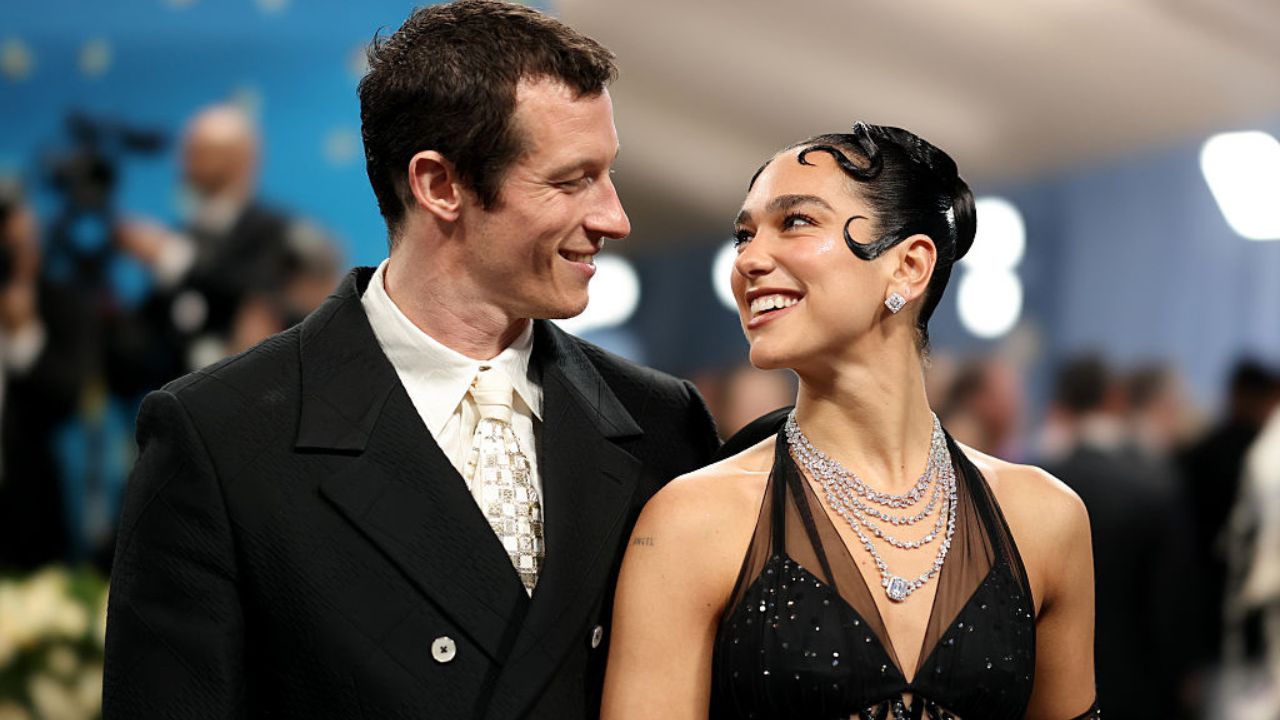 Dua Lipa and Callum Turner (Getty Images)