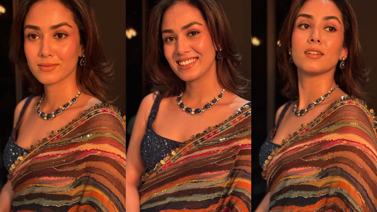 3 sequin saree blouse designs inspired by Mira Rajput Kapoor. PC:Saurabh Das, Mira Kapoor IG