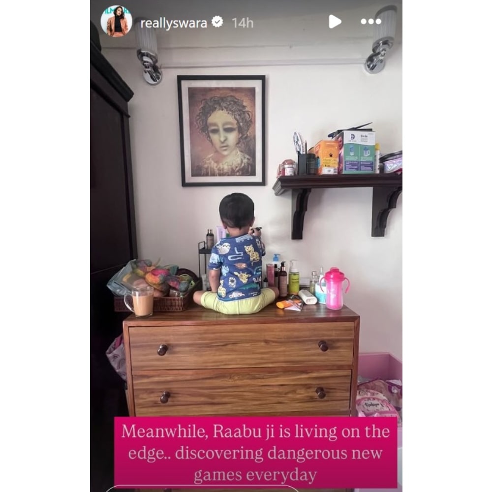 PC: Swara Bhasker/Instagram