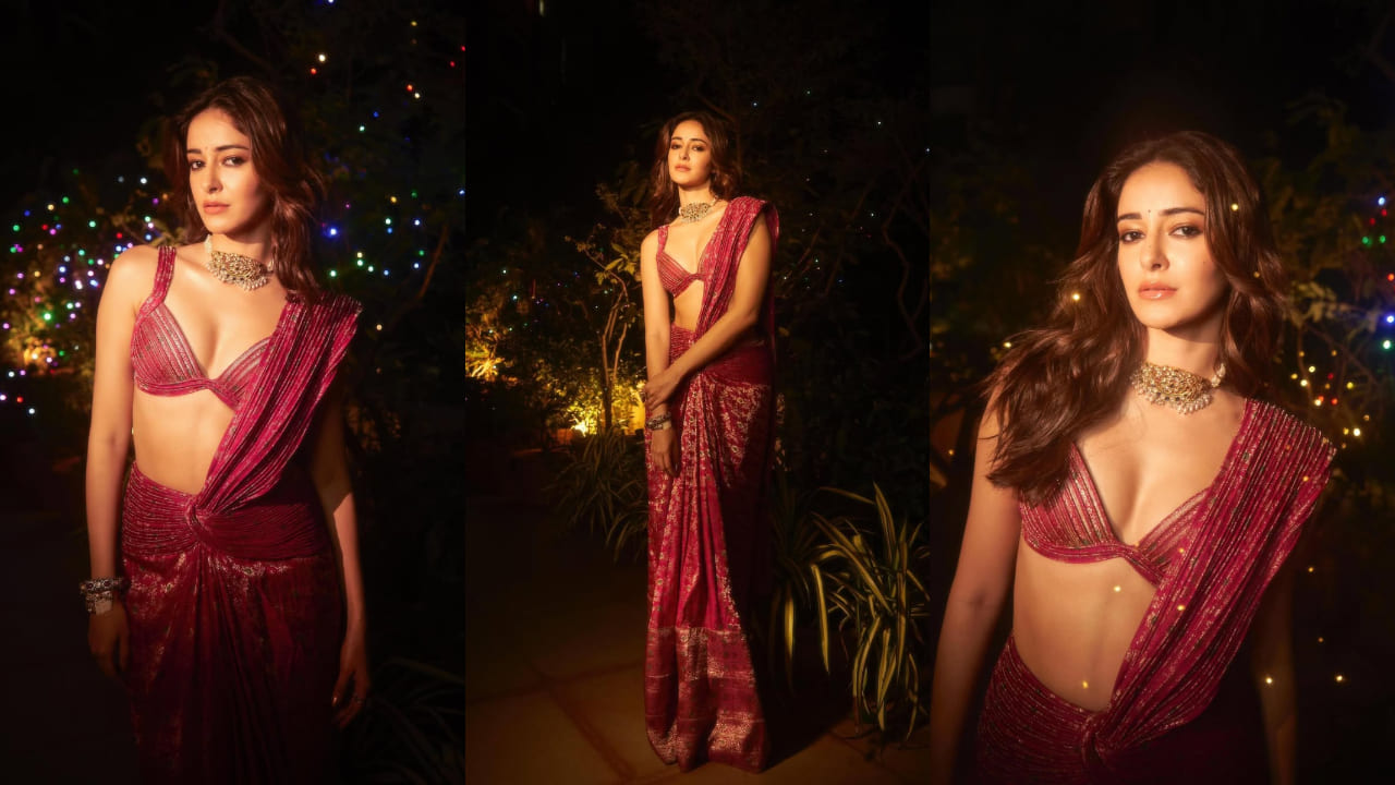 11 plunging neckline blouse designs and styling tips inspired by Ananya Panday, Alia Bhatt, and more