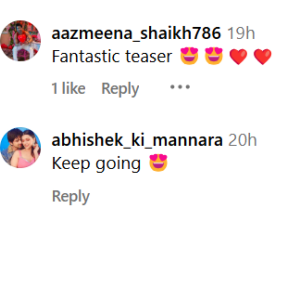 fans reaction for Tujhse Hai Ashiqui's first teaser