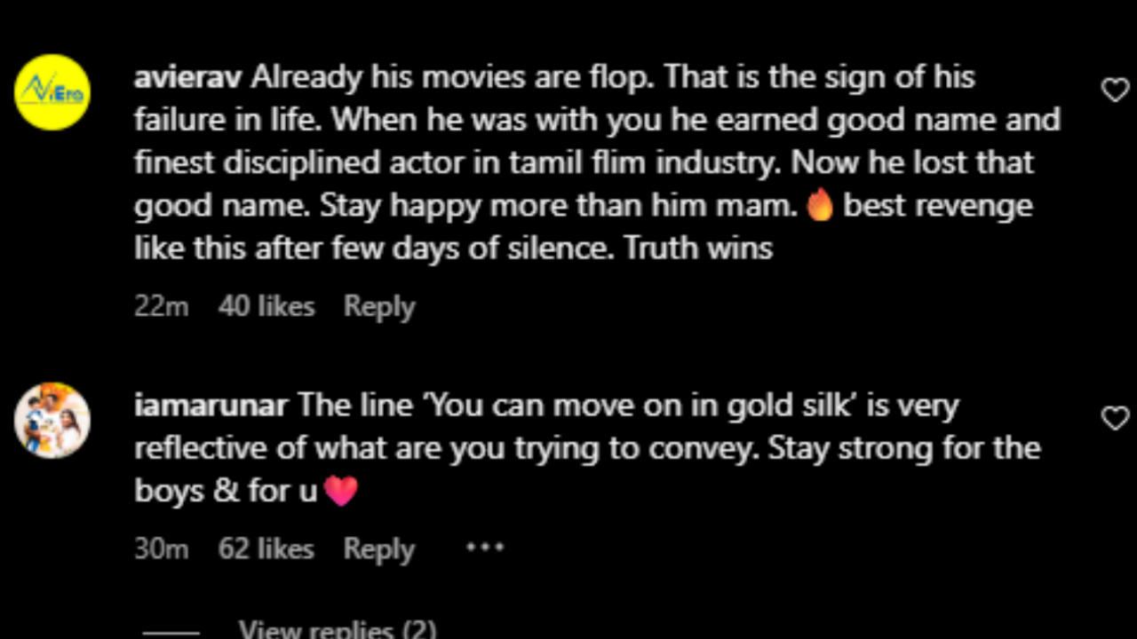 Netizens react to Aarti Ravi's statement (PC: Aarti Ravi, IG)