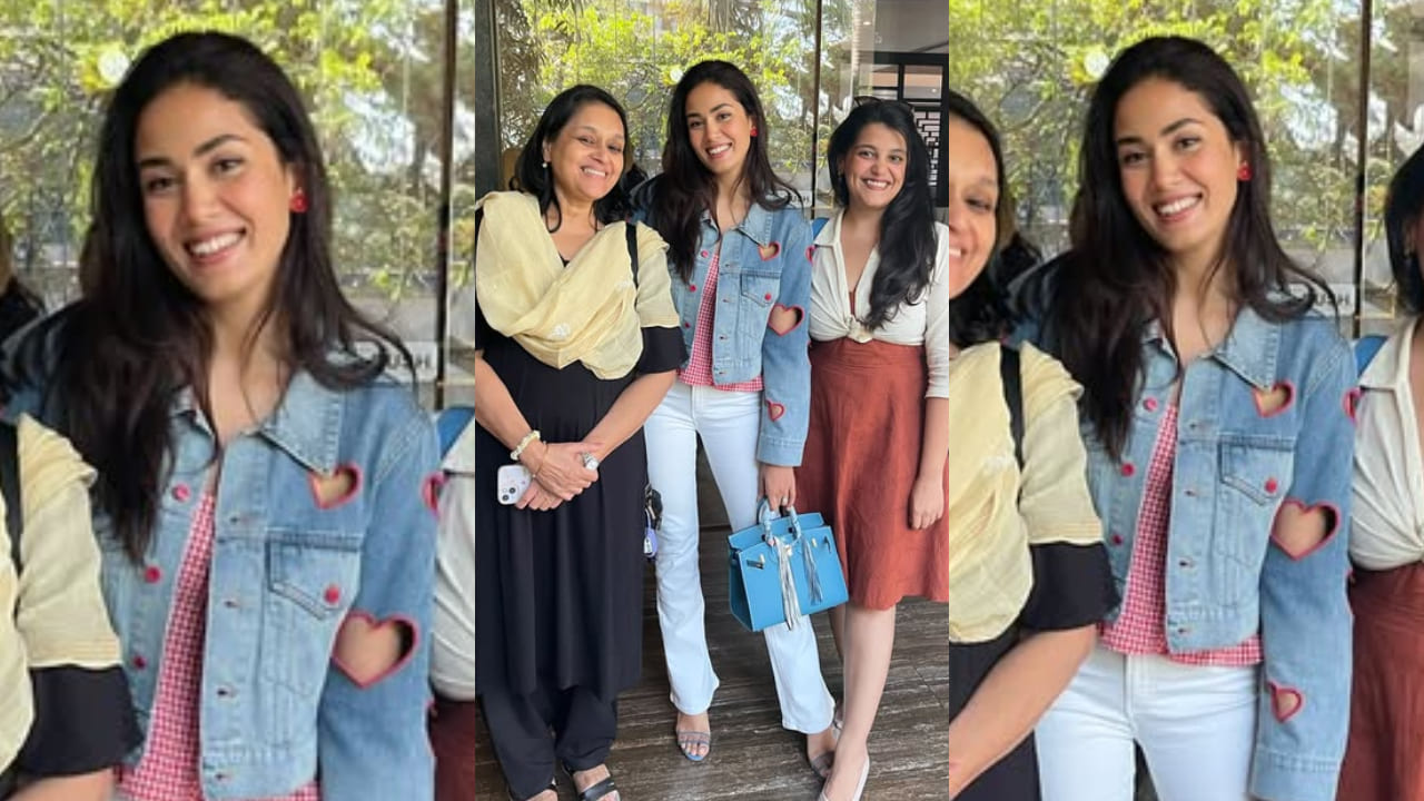 Denim jackets for women: 3 ways to style them like Mira Rajput ft floral embroidery, heart cut-outs. PC: Mira Rajput IG