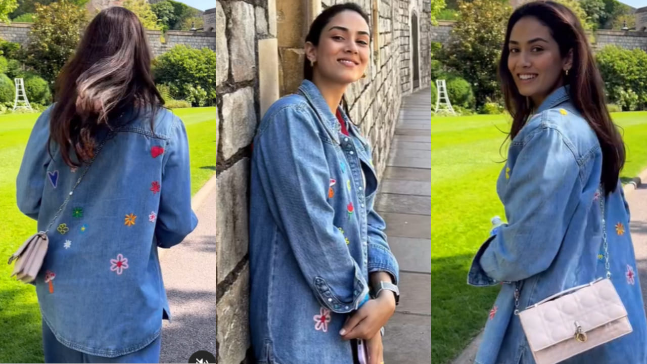 Denim jackets for women: 3 ways to style them like Mira Rajput ft floral embroidery, heart cut-outs. PC: Mira Rajput IG