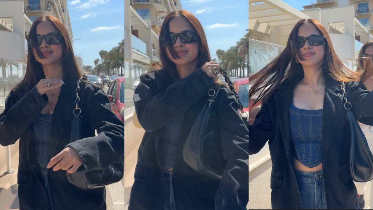 Cannes Film Festival 2025: Nitanshi Goel's first appearance is cool in corset top, wide-leg jeans and jacket