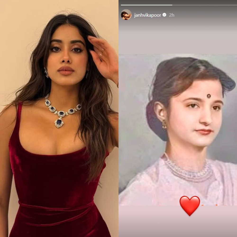 Janhvi Kapoor's Instagram story