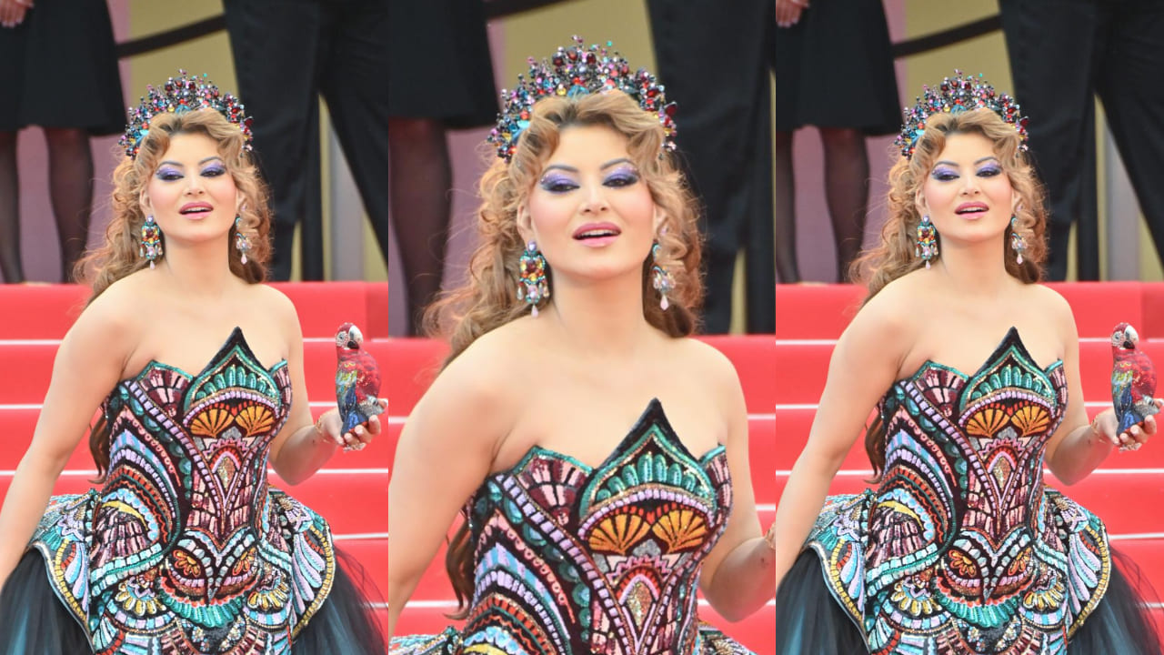 Cannes Film Festival 2025: Urvashi Rautela makes red carpet appearance in tacky makeup but it's a bold fashion moment