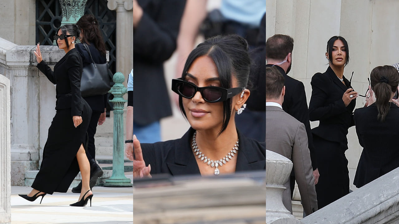 Kim Kardashian flaunts USD 1.5 million necklace, ear cuffs, and diamond ring bought from insurance payout from 2016 jewelry heist