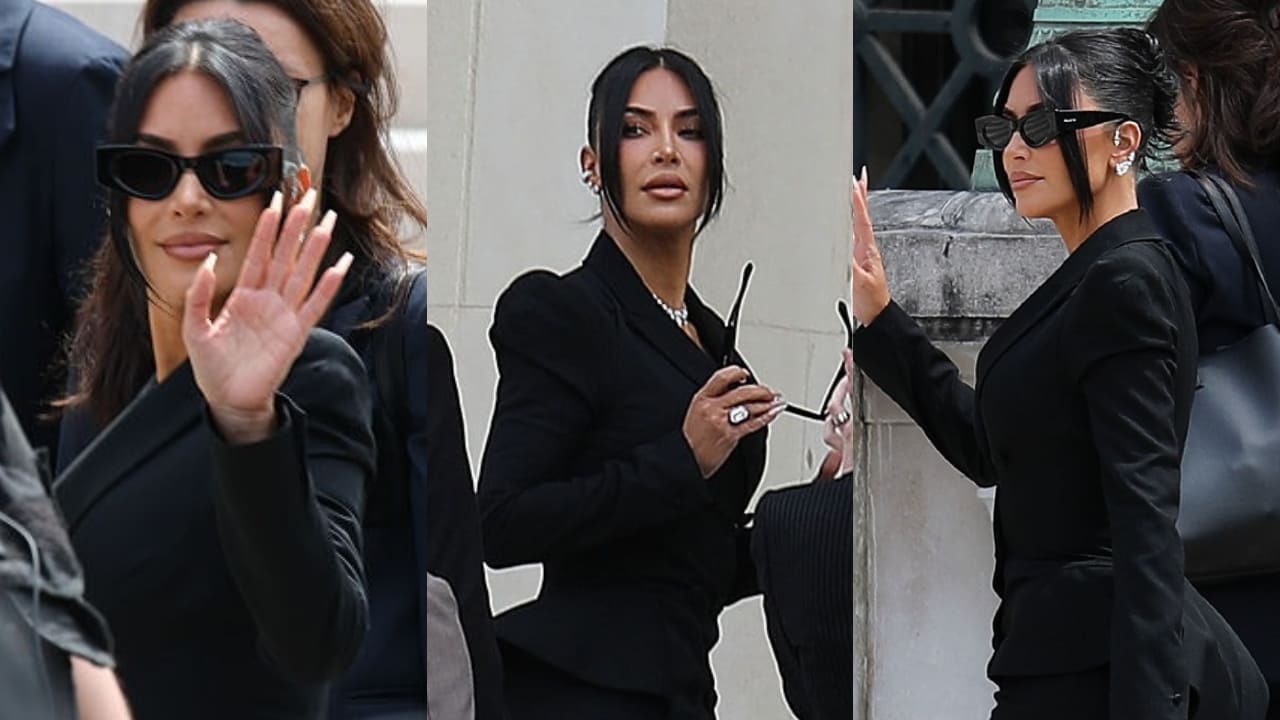 Kim Kardashian flaunts USD 1.5 million necklace, ear cuffs, and diamond ring bought from insurance payout from 2016 jewelry heist