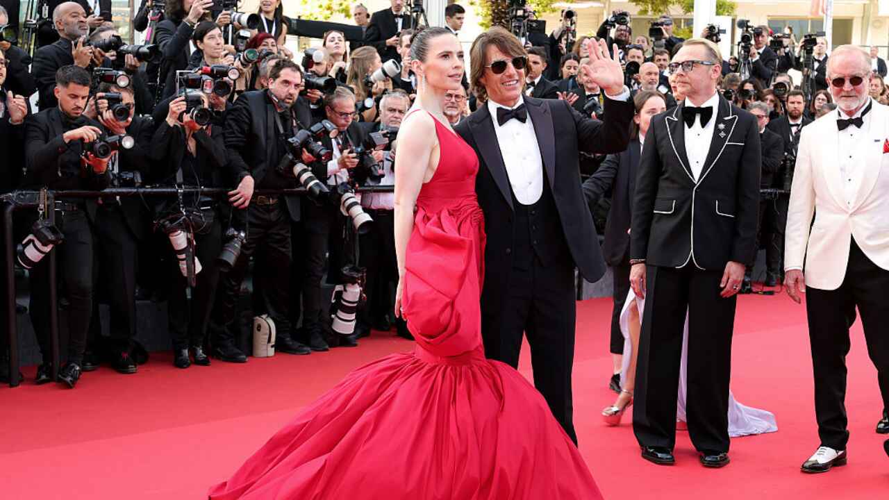 Hayley Atwell and Tom Cruise