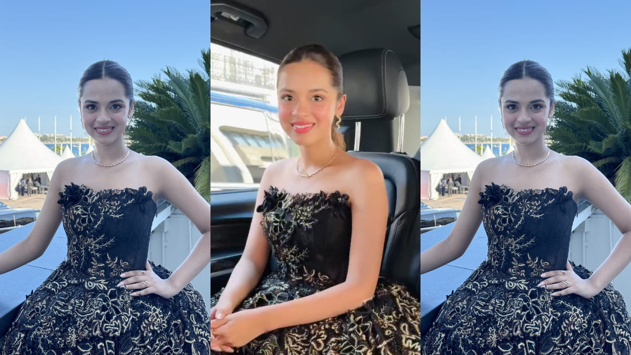 Cannes Film Festival 2025: Laapataa Ladies fame Nitanshi Goel makes show-stopping red-carpet debut in custom black and golden gown