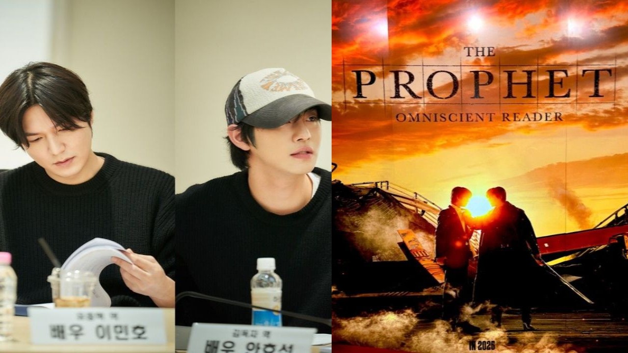 Lee Min Ho (L), Ahn Hyo Seop (M) and The Prophet: Omniscient Reader poster: Lotte Entertainment, REALIES Pictures Lee Min Ho (L), Ahn Hyo Seop (M) and The Prophet: Omniscient Reader poster: Lotte Entertainment, REALIES Pictures