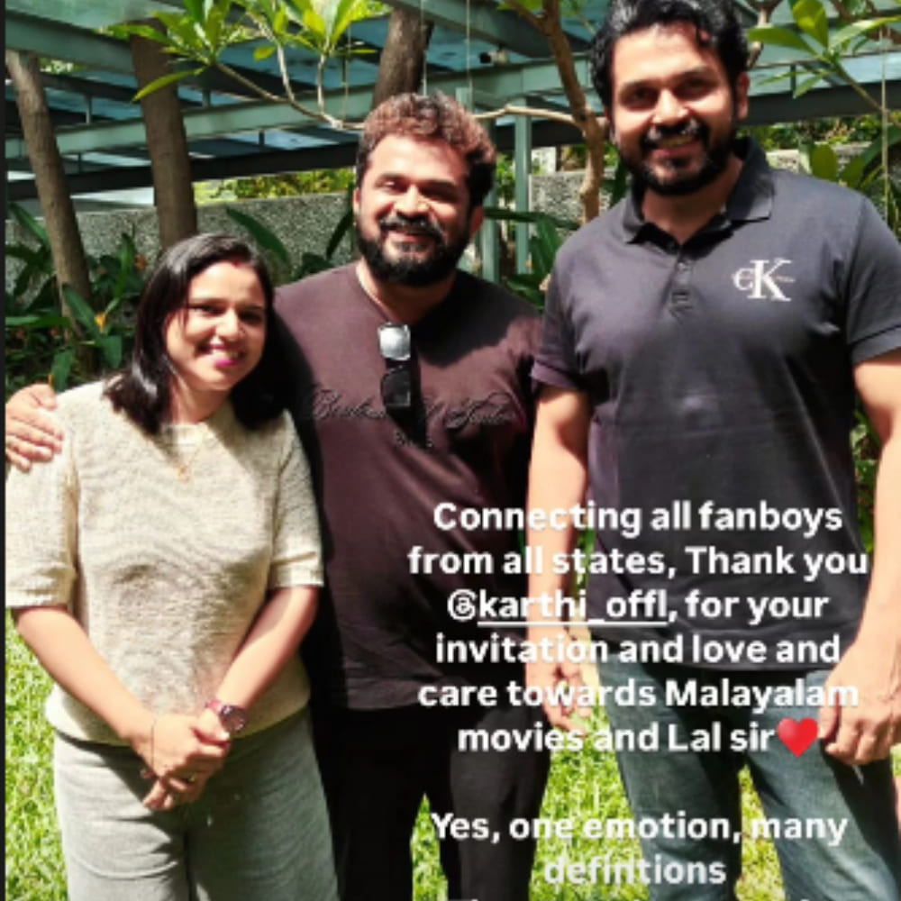 Tharun Moorthy with Karthi