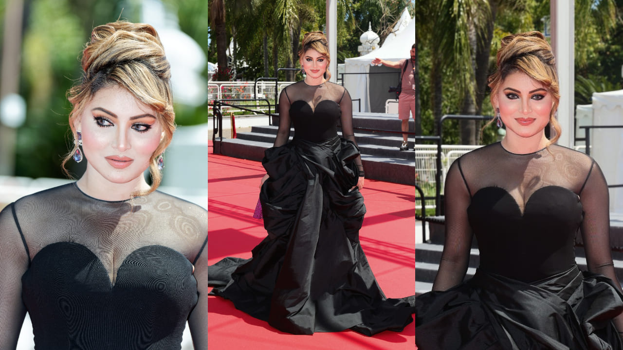 Cannes Film Festival 2025: Urvashi Rautela wears torn dress to red carpet and confidently poses like a queen