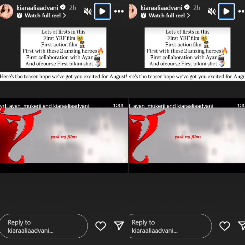 Picture Courtesy: Kiara Advani Instagram story