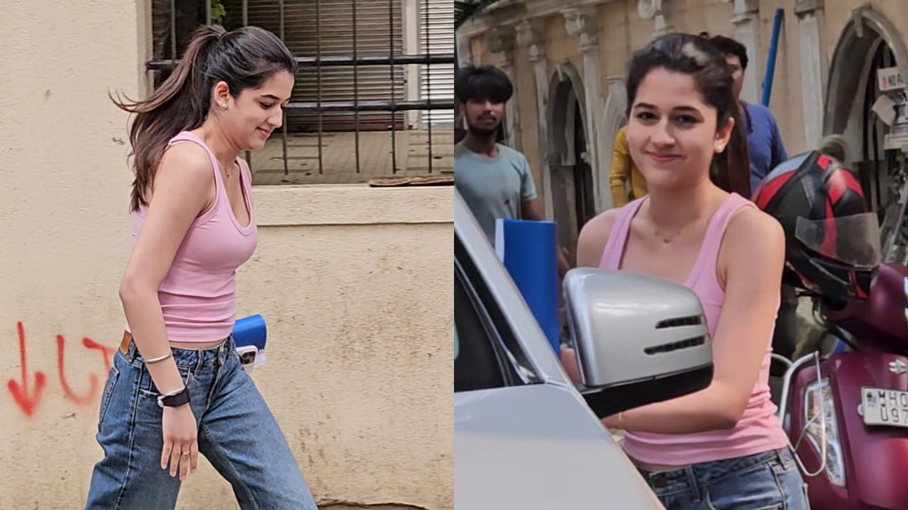 Naomika Saran styles pink tank top with denim jeans in hot Mumbai Summer, proving to be true fashion icon. PC: APH Images