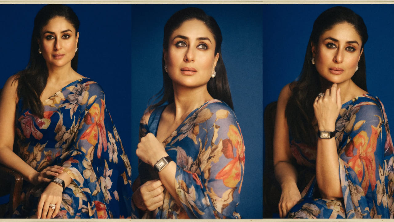 11 floral sarees and blouse design ideas for summer weddings to copy from Alia Bhatt, Janhvi Kapoor 