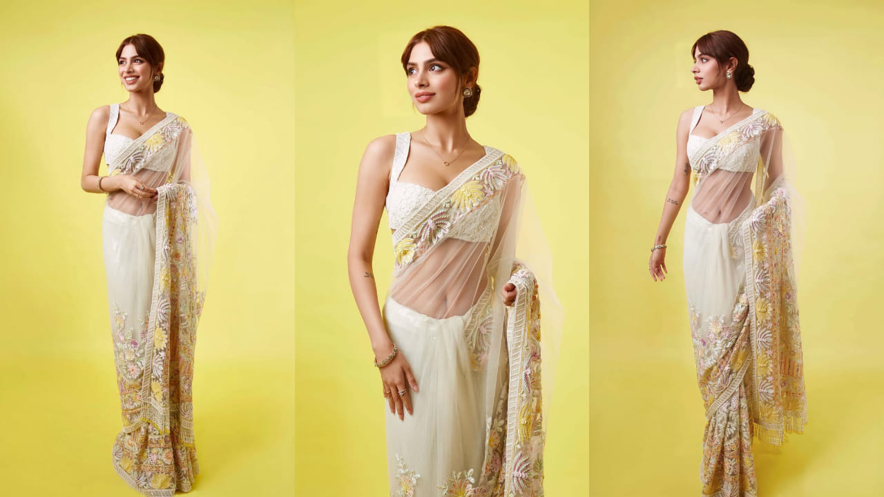 11 floral sarees and blouse design ideas for summer weddings to copy from Alia Bhatt, Janhvi Kapoor 