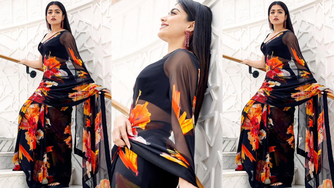 11 floral sarees and blouse design ideas for summer weddings to copy from Alia Bhatt, Janhvi Kapoor 
