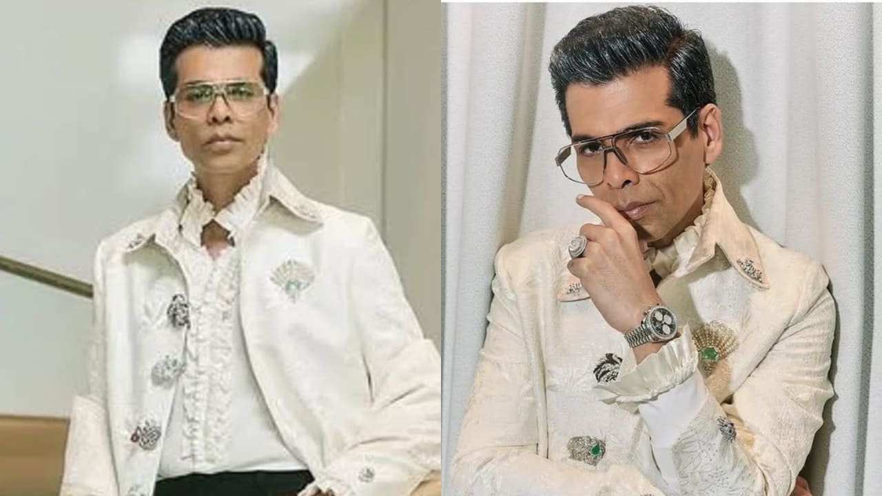 karan johar at cannes film festival 2025 red carpet 