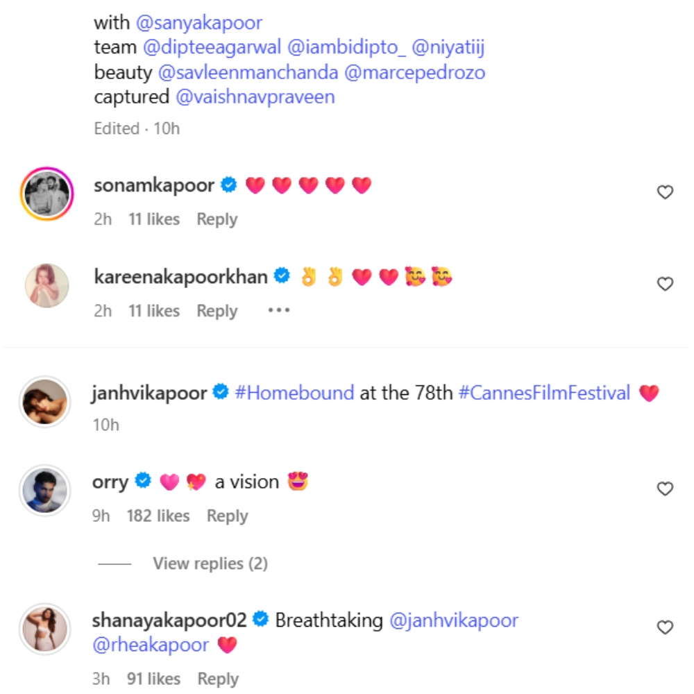 Pic Courtesy: Rhea Kapoor, Janhvi Kapoor Instagram