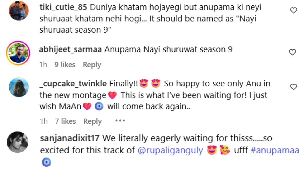 Fans reaction to Anupamaa's new promo