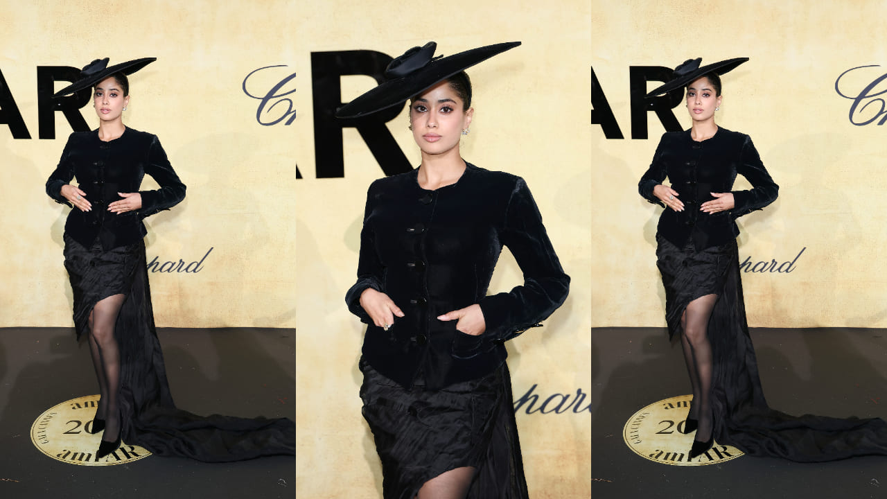 Janhvi Kapoor takes over Cannes 2025 in backless Saint Laurent gown, serves Bridgerton energy in hat for second look