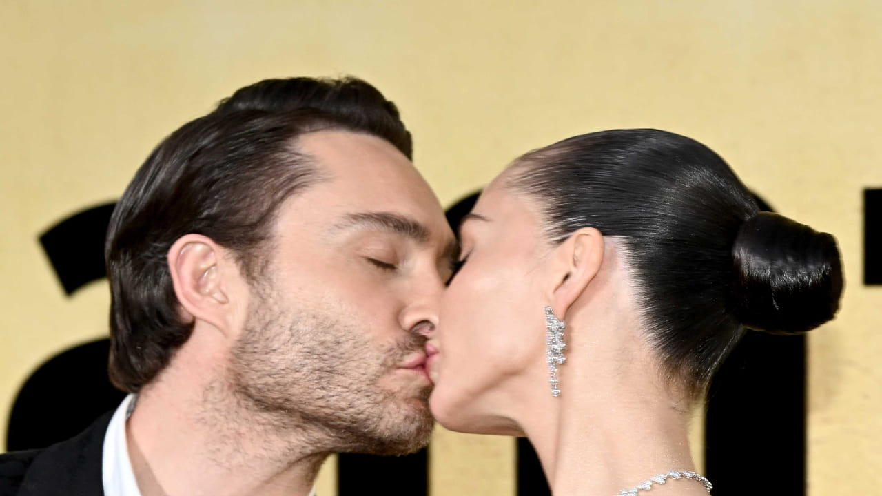 Ed Westwick and Amy Jackson 