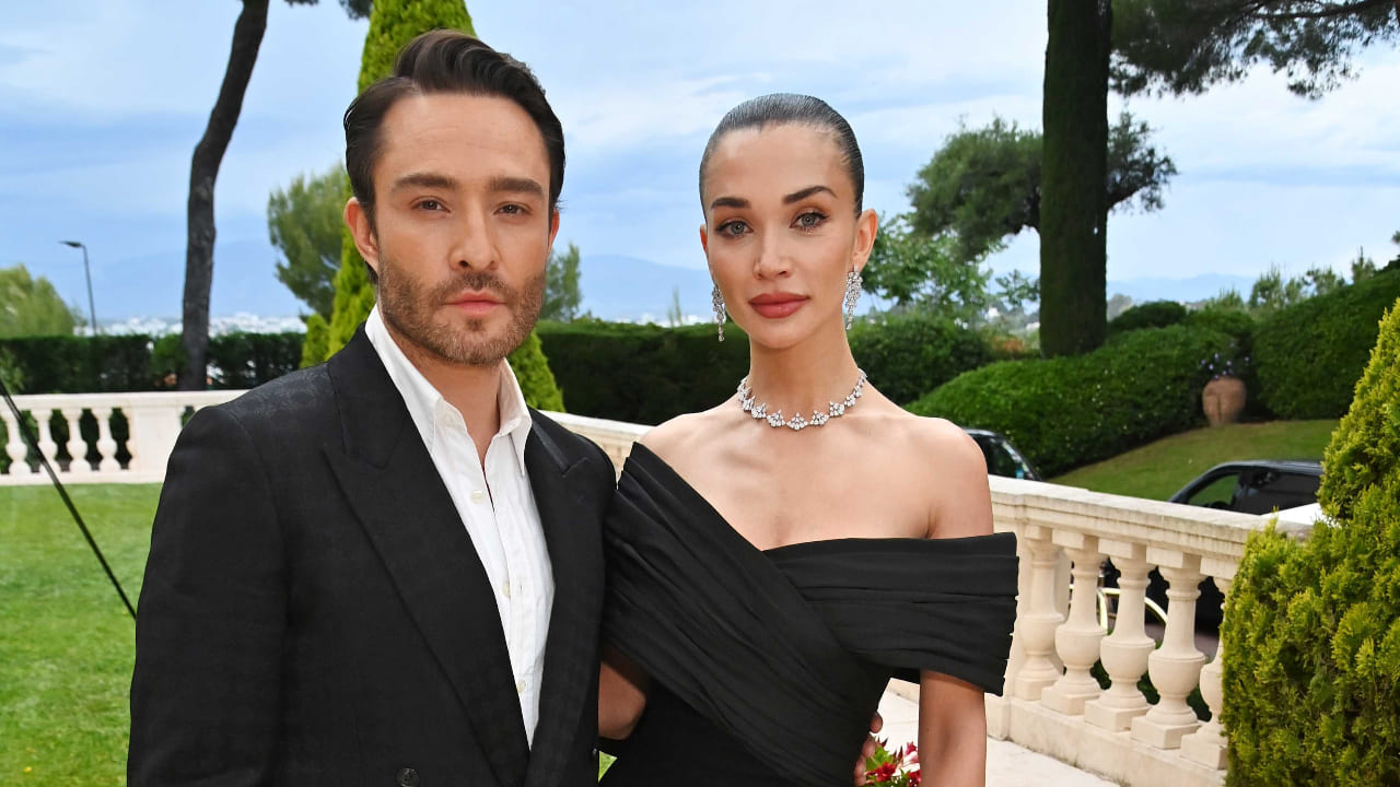 Ed Westwick and Amy Jackson