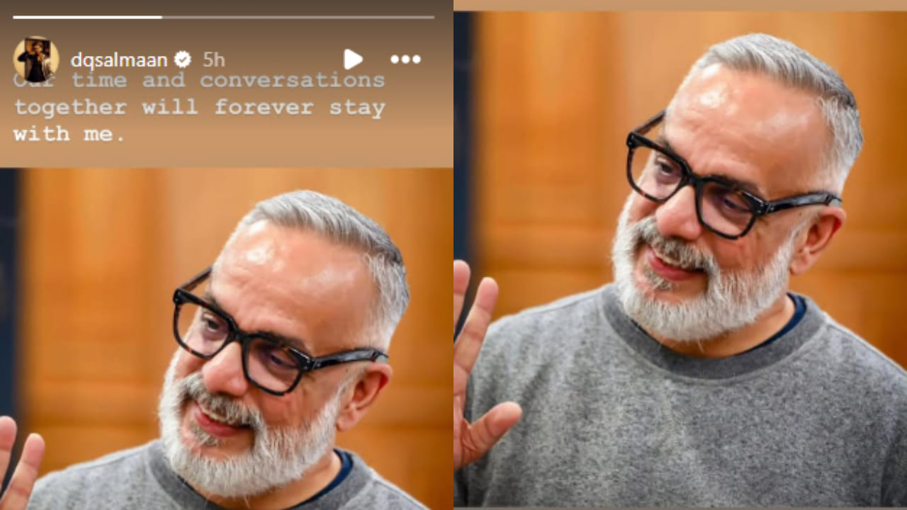 Dulquer Salmaan mourns Radhakrishnan's death (PC: Dulquer Salmaan, IG)