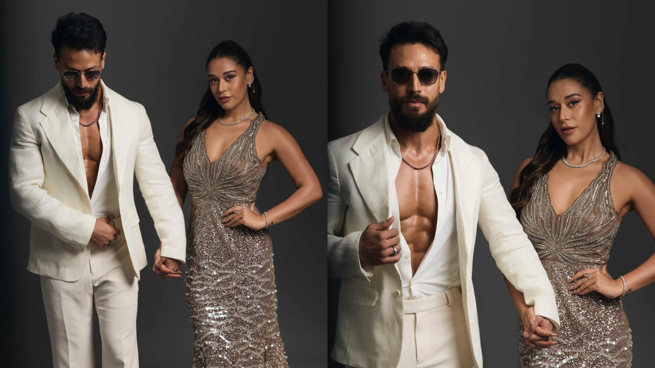 Tiger Shroff flaunts his abs in barely buttoned white shirt and blazer look, and it's too hot to handle