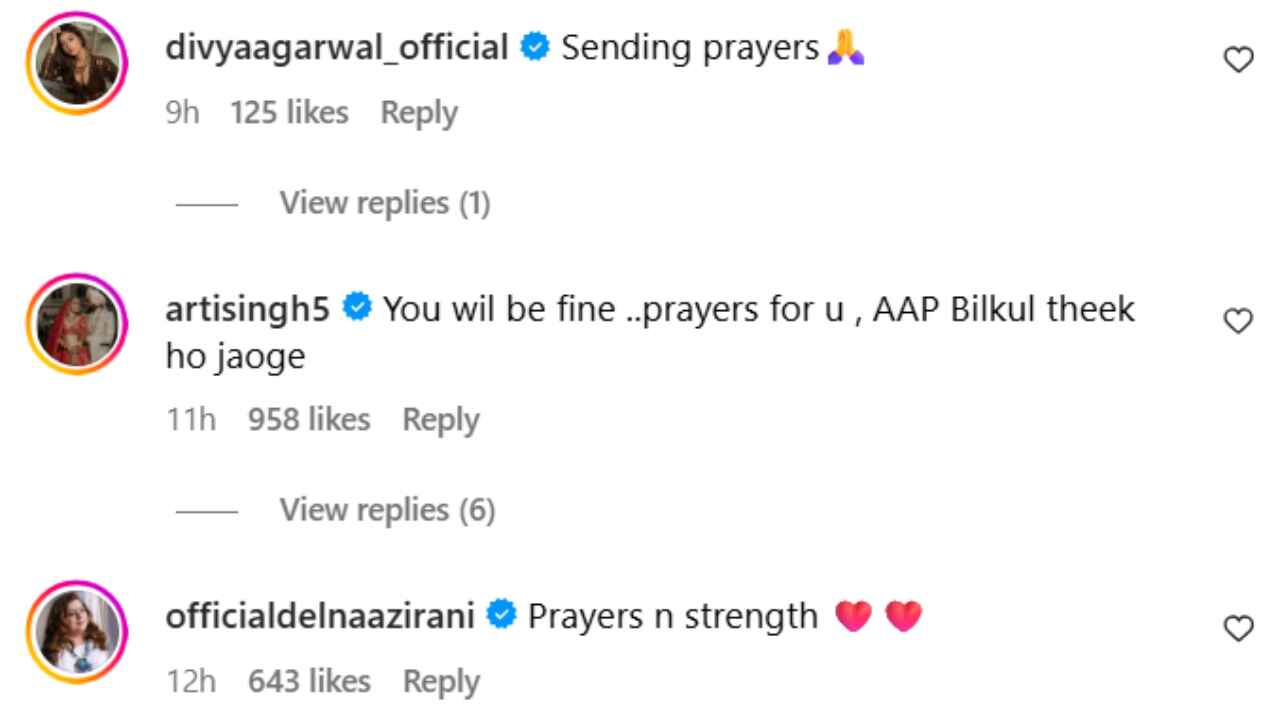 Celebs react
