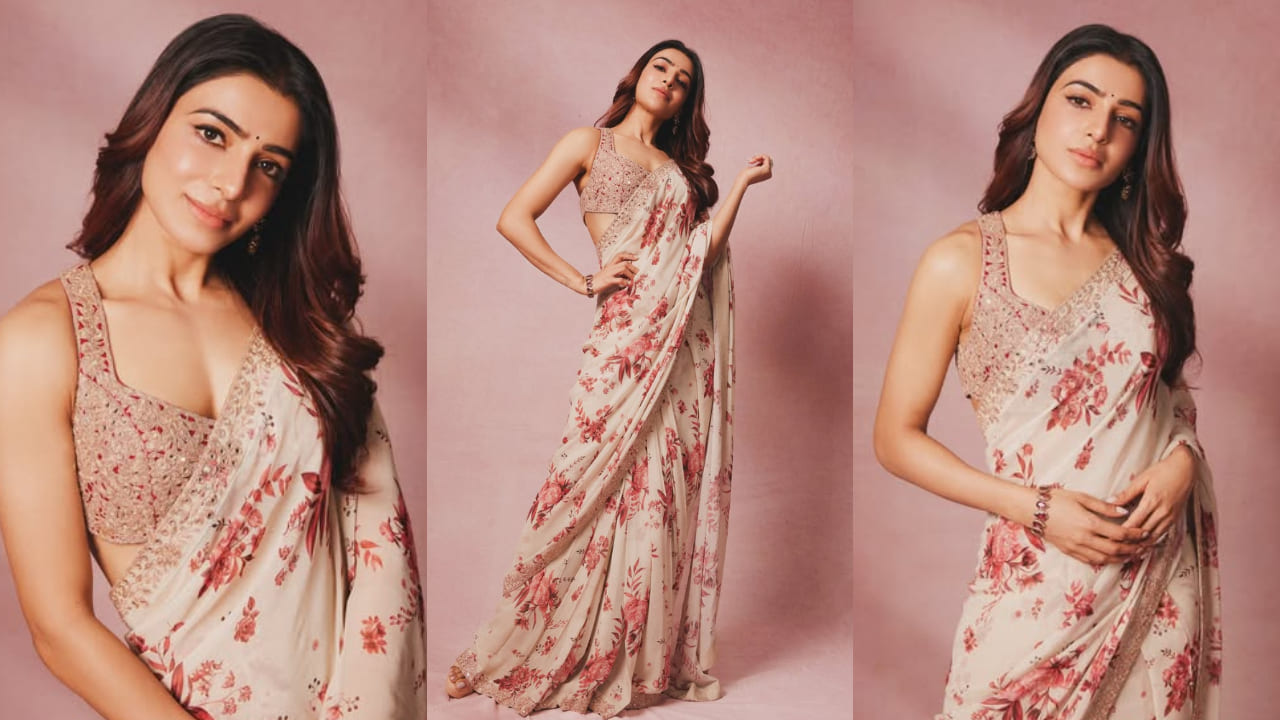 Samantha Ruth Prabhu's top 3 simple sarees to own now and it’s every fashionista's essential. PC: Pranav Maheshwari, Varun photography, SRI HARI RAO