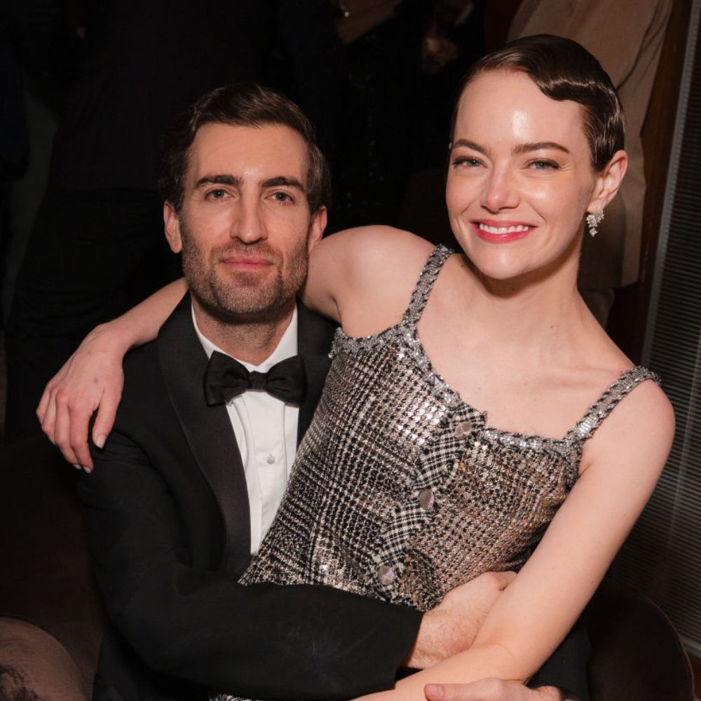 Emma Stone and Dave McCary