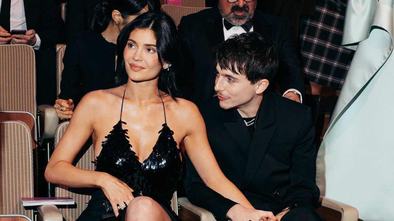 Kylie Jenner and Timothée Chalamet (via Getty Images)