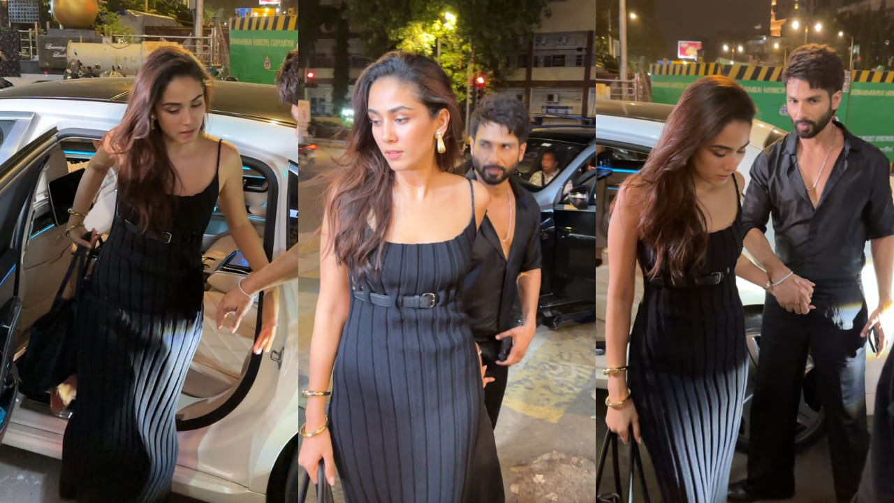 Mira Kapoor and Shahid Kapoor in ALL-BLACK FIT prove they are HOTTEST couple in town; take styling notes